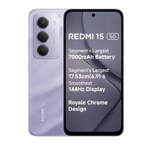 REDMI 15 5G (Sandy Purple, 8GB RAM, 128GB Storage)