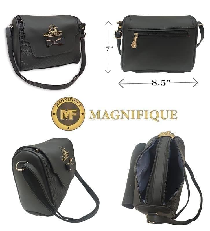 Magnifique Stylish Sling Bag for Women - Grey (SHM_SB1) view 3