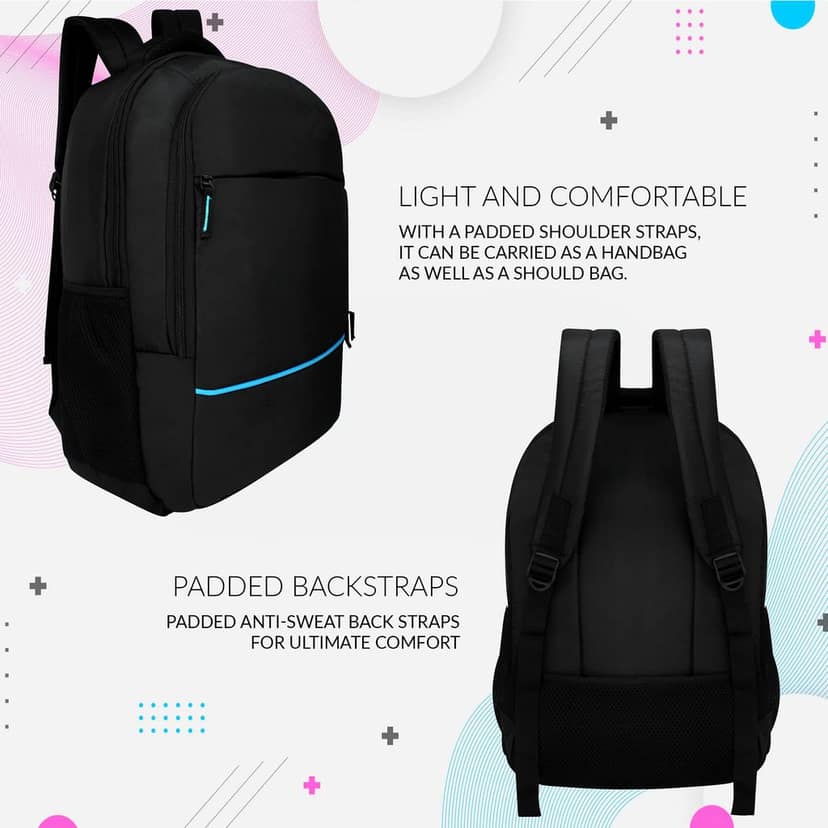 LOOKMUSTER Laptop Backpack/?Office Bag with Laptop Paded/Collage Bag For Boy's&Girls __ Color-Blue view 6