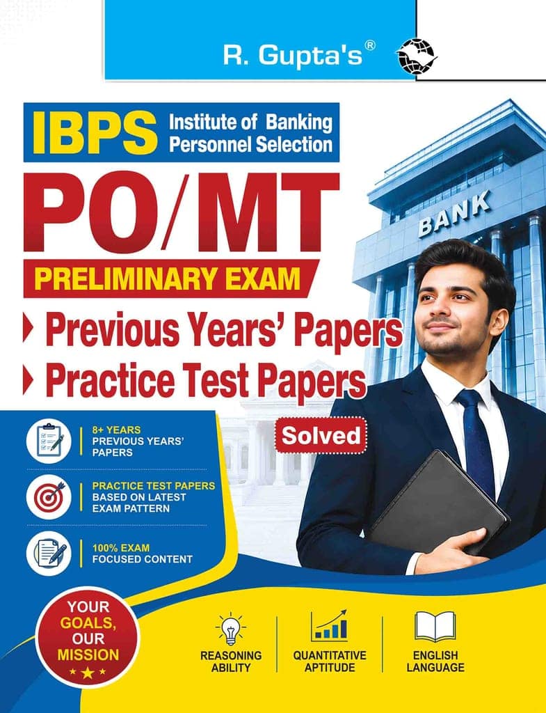 IBPS: PO/MT (Preliminary Exam) Previous Years' Papers & Practice Test Papers (Solved) (R-1980)