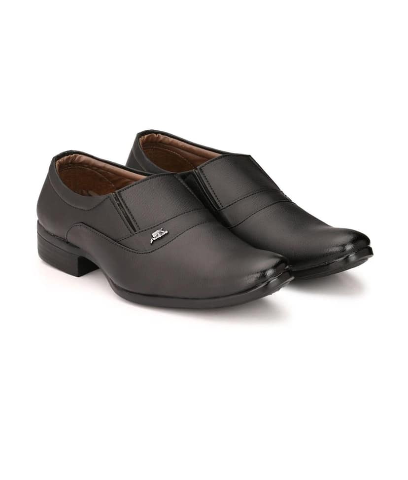 Styelure Men's Black Synthetic Formal Shoes/Best for Office Shoes view 2