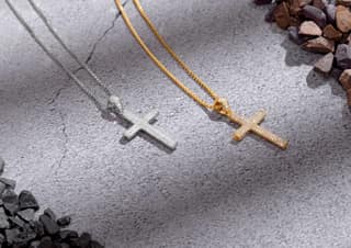 Iced Out Cross Pendant