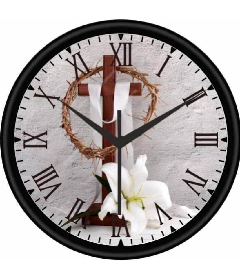 KP CRAFT Circular Analog Wall Clock