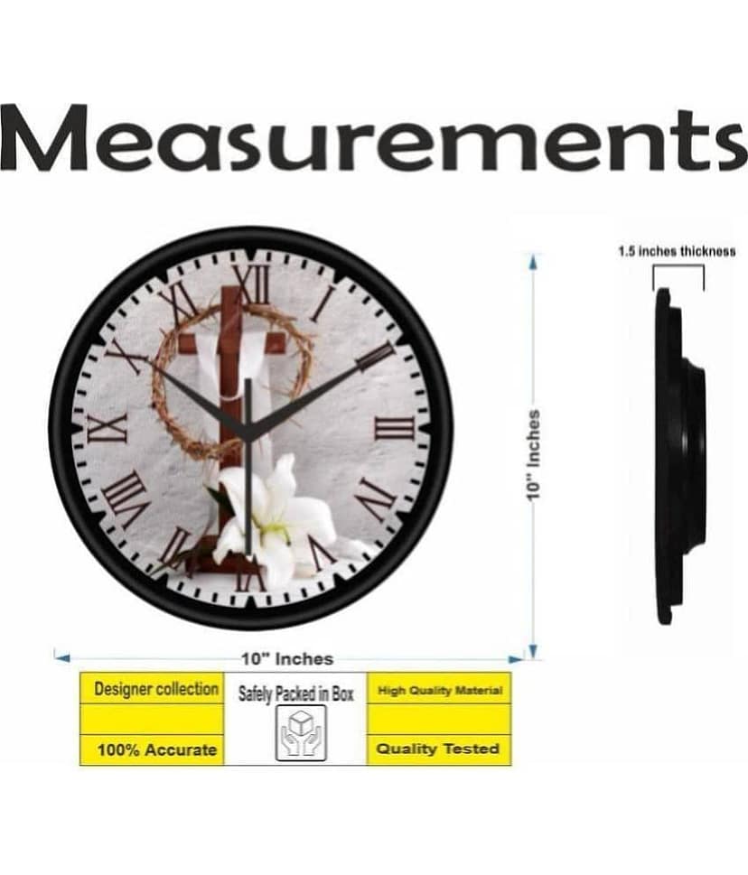 KP CRAFT Circular Analog Wall Clock view 2