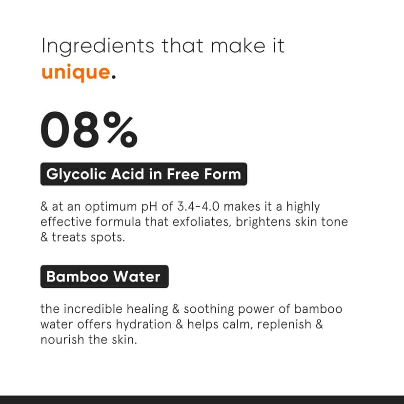 Minimalist 8% Glycolic Acid Toner For Glowing Skin view 2