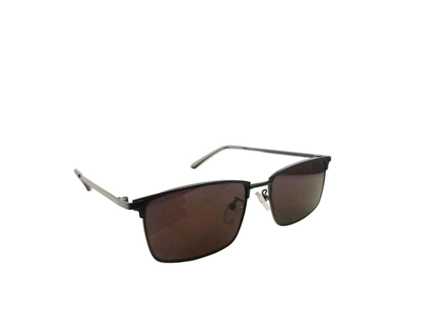 MD Style UV Protected Full Rim Rectangular Metal Frame Sunglasses/Unisex Stylish Sunglasses view 2