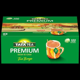 Tata Tea Premium Leaf Tea, 200 G (100 Bags X 2 G Each)