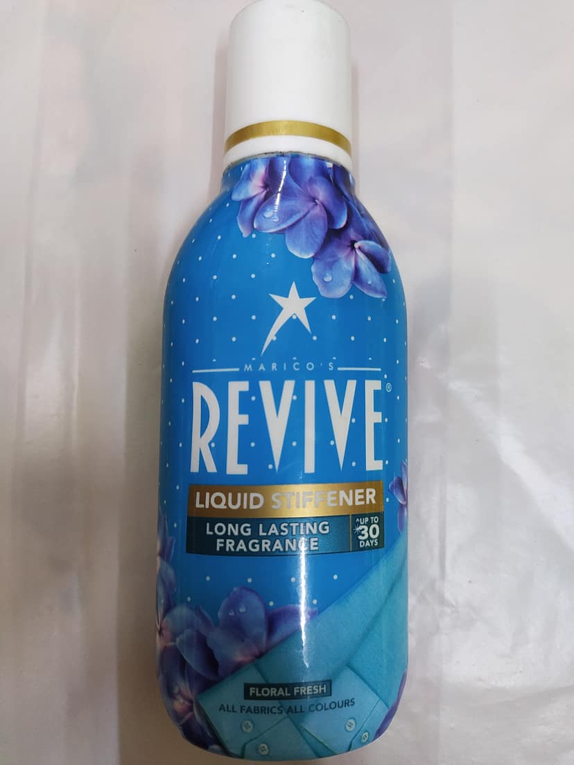 Marico s Revive Liquid stiffener Long lasting Fragrance