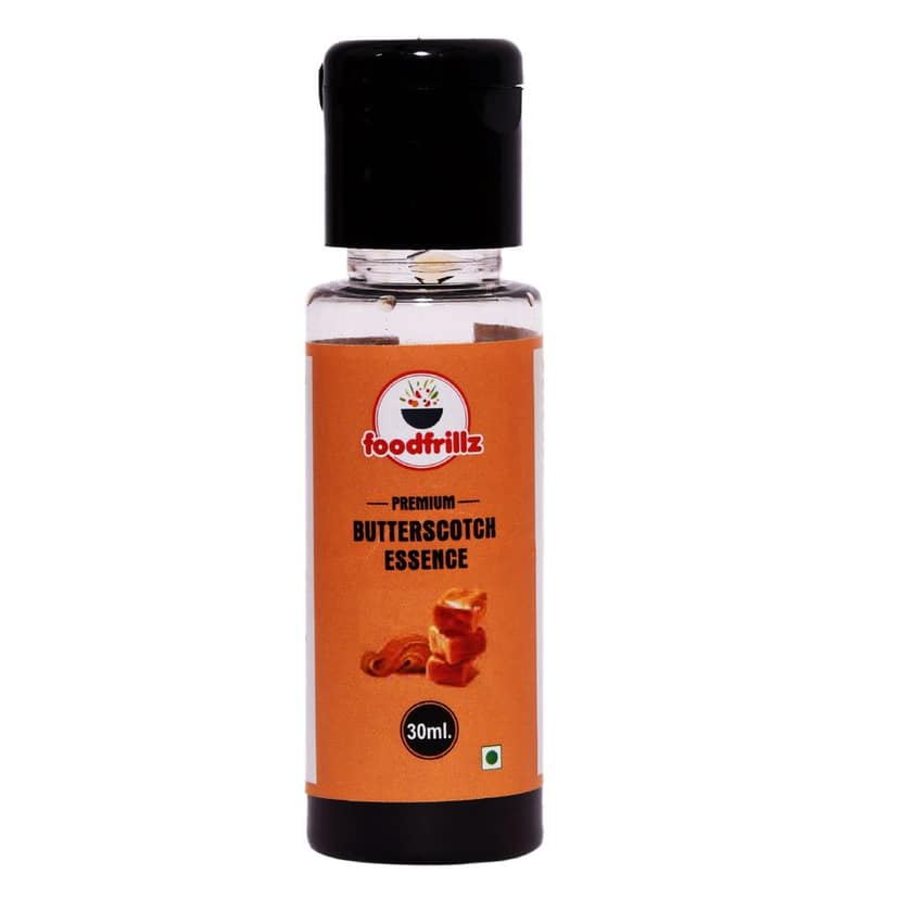 foodfrillz Butterscotch Food Flavor Essence for cake baking, ice creams, puddings, sweets 30 ML Essence for cake making