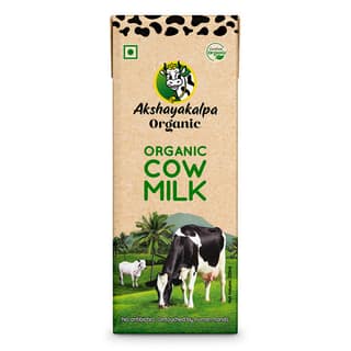 Akshayakalpa Organic Cow Milk - UHT - 200ml