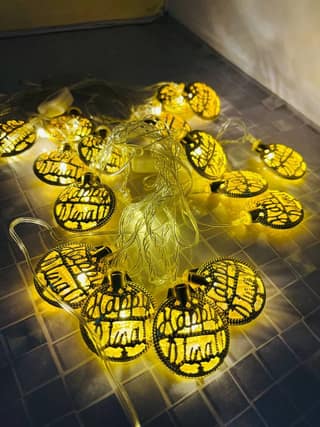 Golden Happy Diwali LED Light