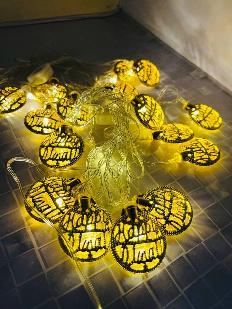 Golden Happy Diwali LED Light