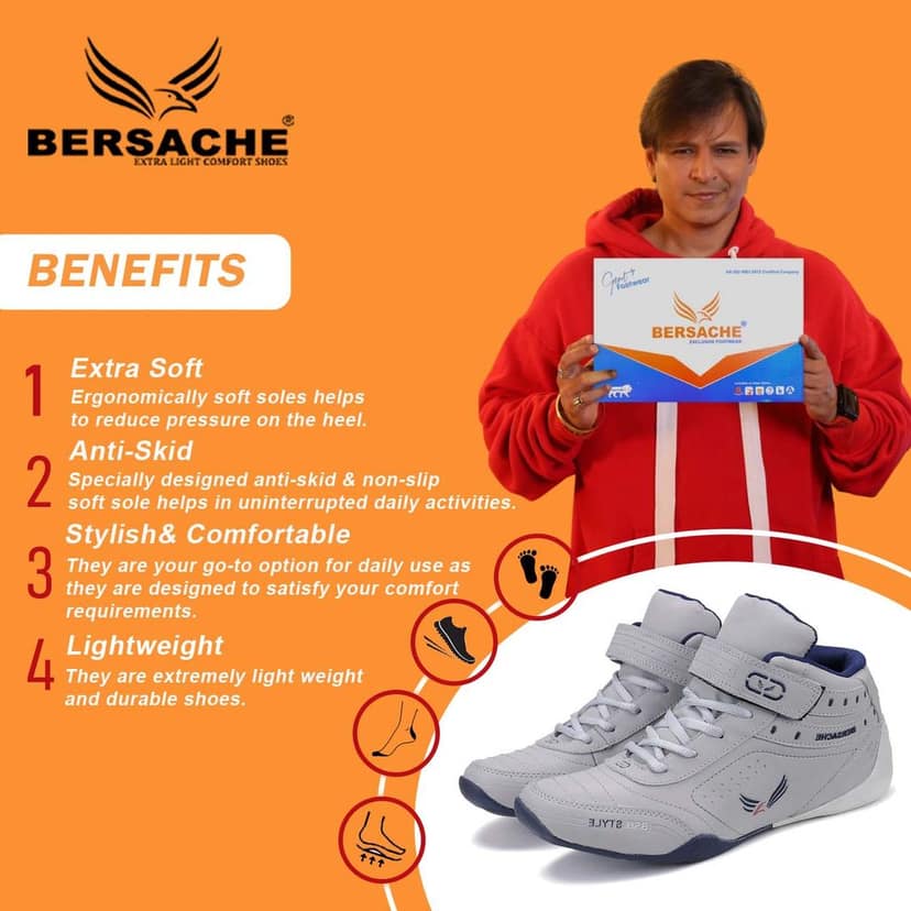 Bersache Premium Sports ,walking,Gym,cricket, Trending Running Shoes For Men's view 2