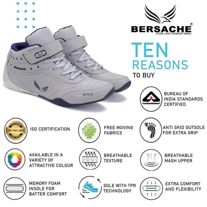 Bersache Premium Sports ,walking,Gym,cricket, Trending Running Shoes For Men's view 7