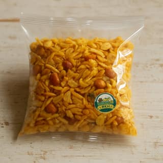 Rukmini Korra Hub's spicy chivda snack mix
