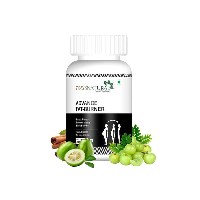 7Days Natural Advanced Fat Burner Capsule | Loose Inches capsule for Men and Women view 2