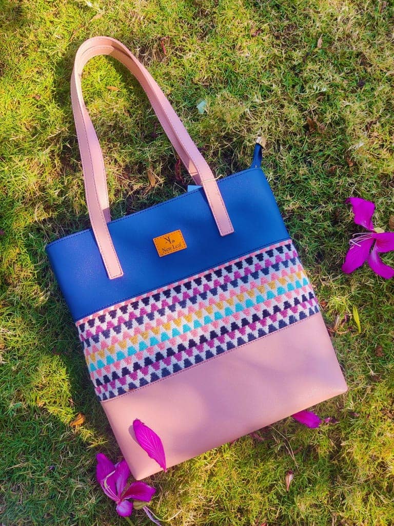 Cotton-Grape Candy Tote Bag