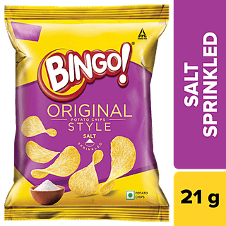 Bingo Potato Chips - Original Style, Salt, 21 g