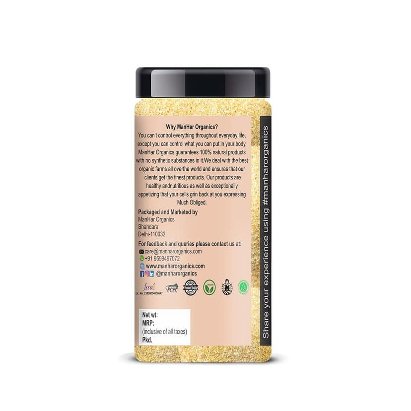 ManHar Organics Garlic Powder | Lahsun / Lehsun / Dry Garlic Powder | 100% Natural & Edible | Rich Aroma & Taste | Seasoning for Cooking, Marinades & Snacks – Jar 100g view 3