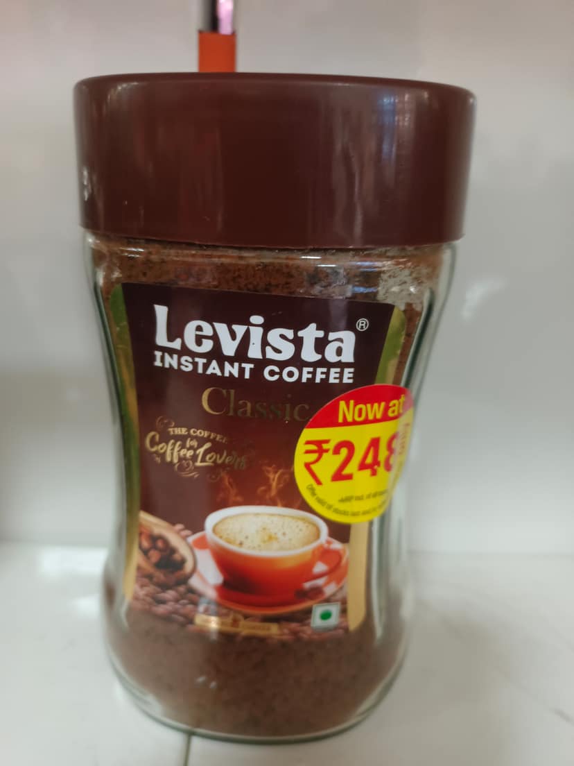 Levista instant coffee classic jar