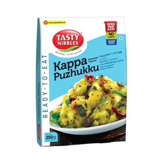 Tasty Nibbles Ready to Eat Kappa Puzhukku 250g|No Added Preservatives Using Retort Technology