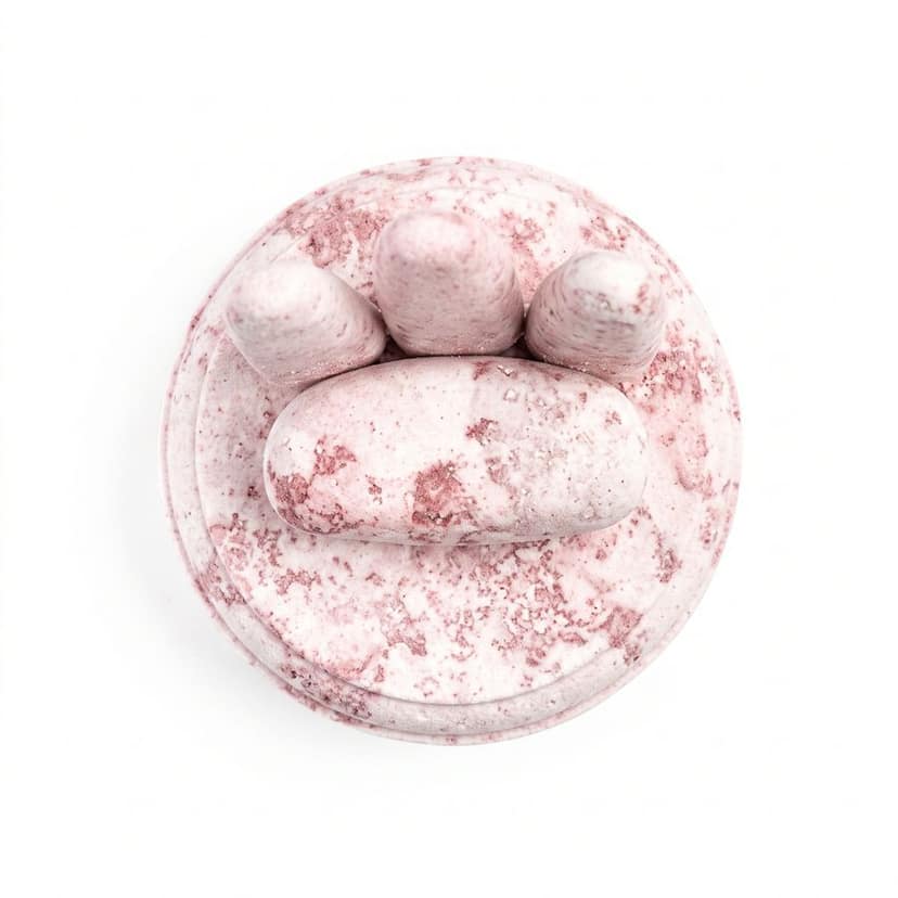 PINK MARBLE MONOLITH DECORATIVE PIECE view 4