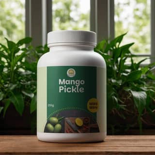 Premium Mango Pickle - Tangy & Spicy Traditional Aam Achar (200g)