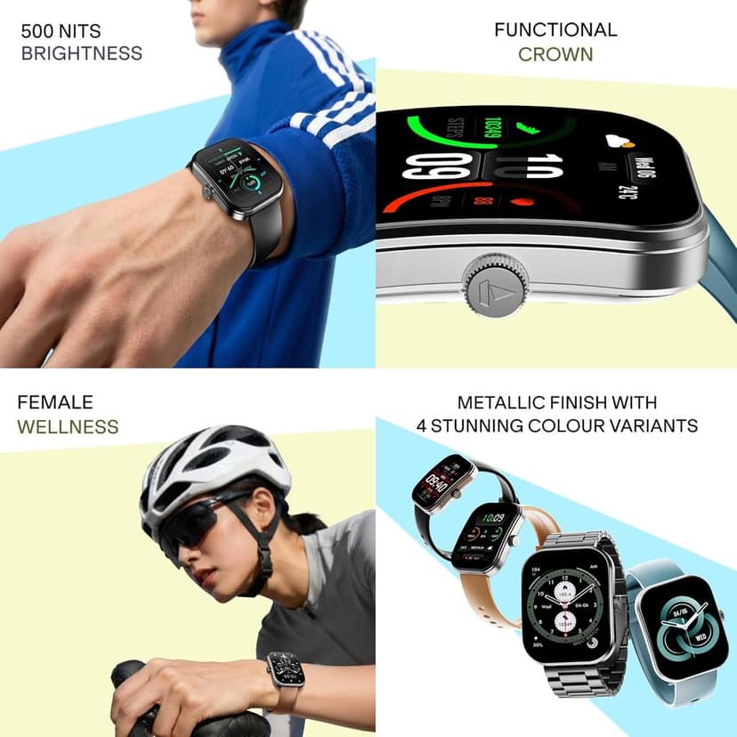 Boat Wave Sigma 3 Curv Smartwatch -(Timber Brown) view 4