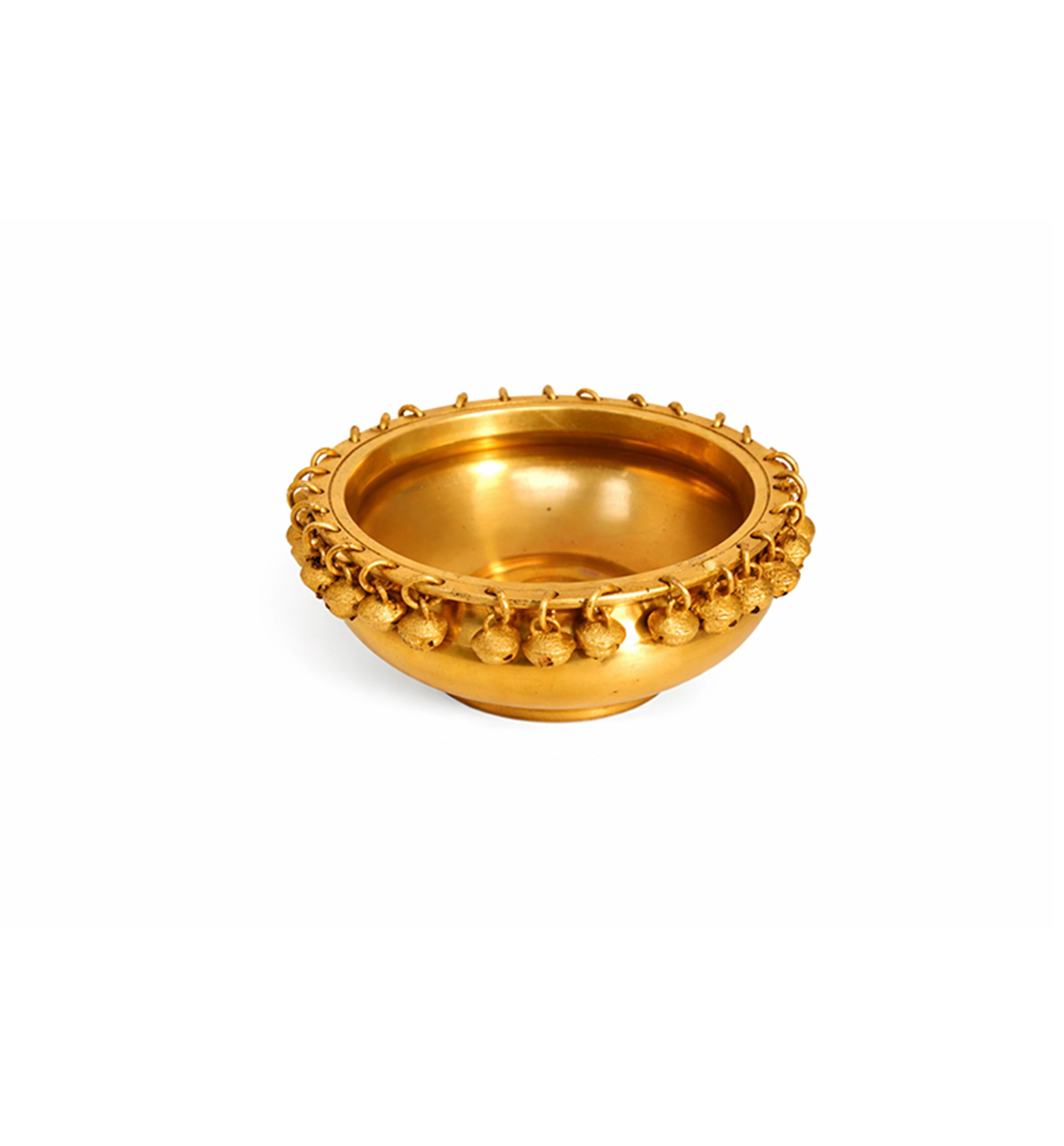 Handcrafted Bell Metal Urli Bowl – Traditional Decorative Finish view 3