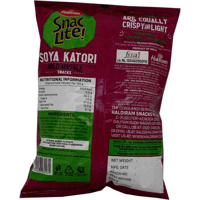 Haldiram's Soya Katori, 85 G view 2