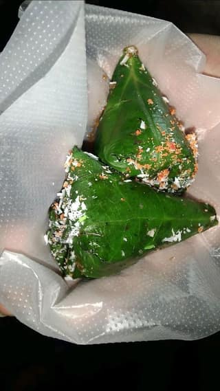 Fresh Sweet Paan - 5 kg - One serving of two folded Paans