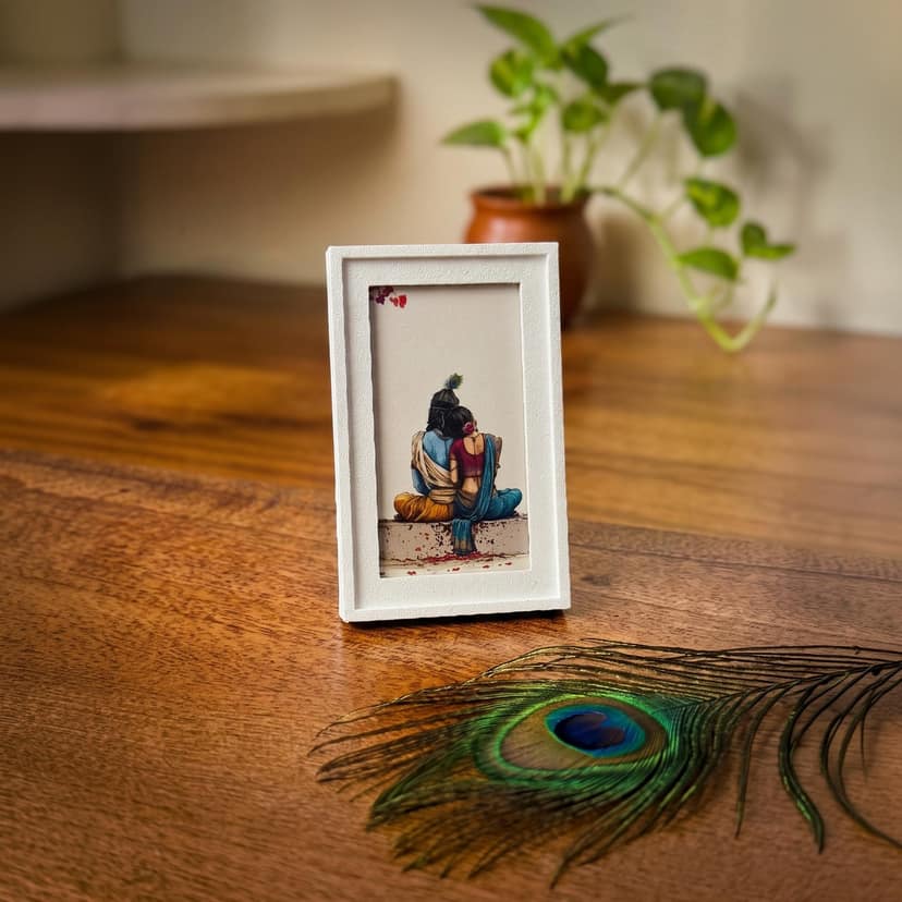 Shiv Parvati Fridge Magnet - Couple's Favorite Gift