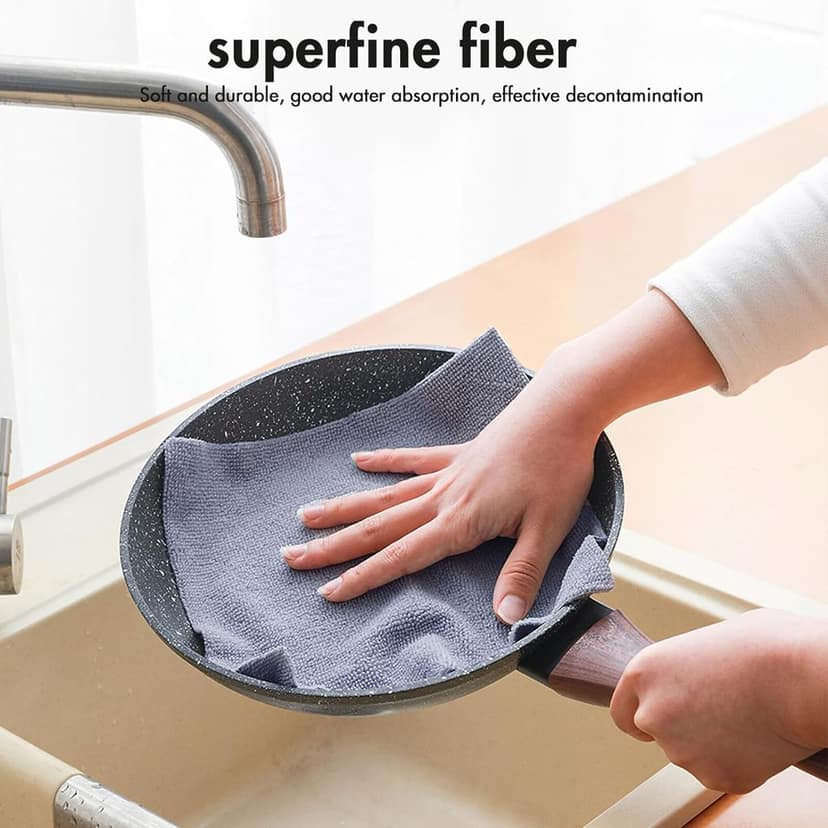 Absorbent Light Blue Non-Woven Disposable Cleaning Cloths Roll view 3