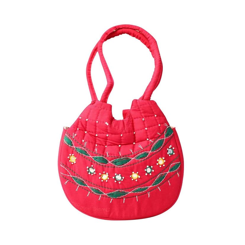 Women�s Handbag Banjara Traditional Side Bag Purse Cotton Handmade Pink