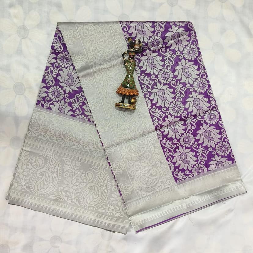 Tissue Silk Cotton Saree with Blouse view 3
