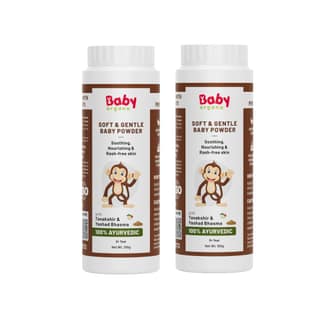 BabyOrgano Soft & Gentle Baby Powder - 100g Pack of 2