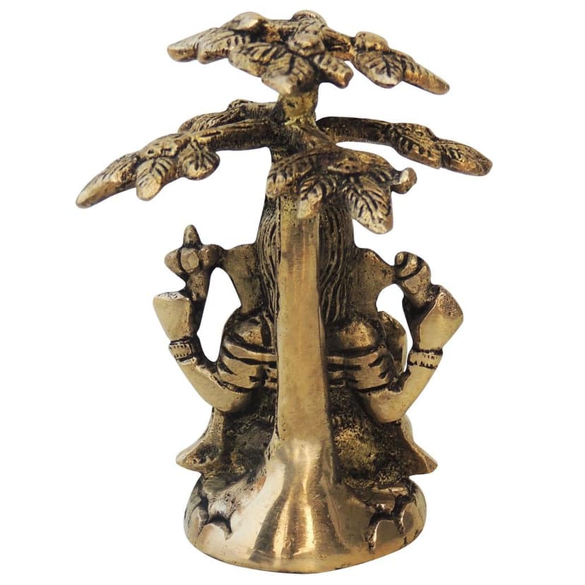 Brass Showpiece Ganesh Statue (BSMAS1223 G) view 3