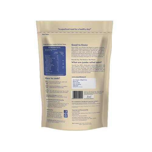 nourish you Jumbo Rolled Oats view 3