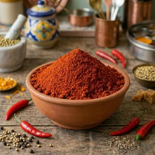 Radhakrushan Grah Udyog Red Mirchi Powder 1Kg Pack of 1