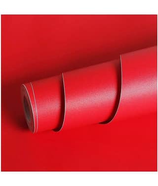 KAAF - Premium Red Wallpaper ( 40 x 500 ) cm ( Pack of 1 )