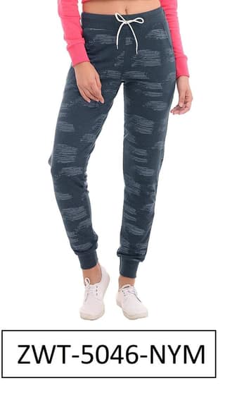 ZEYO Women's Black Regular Fit Track pants
