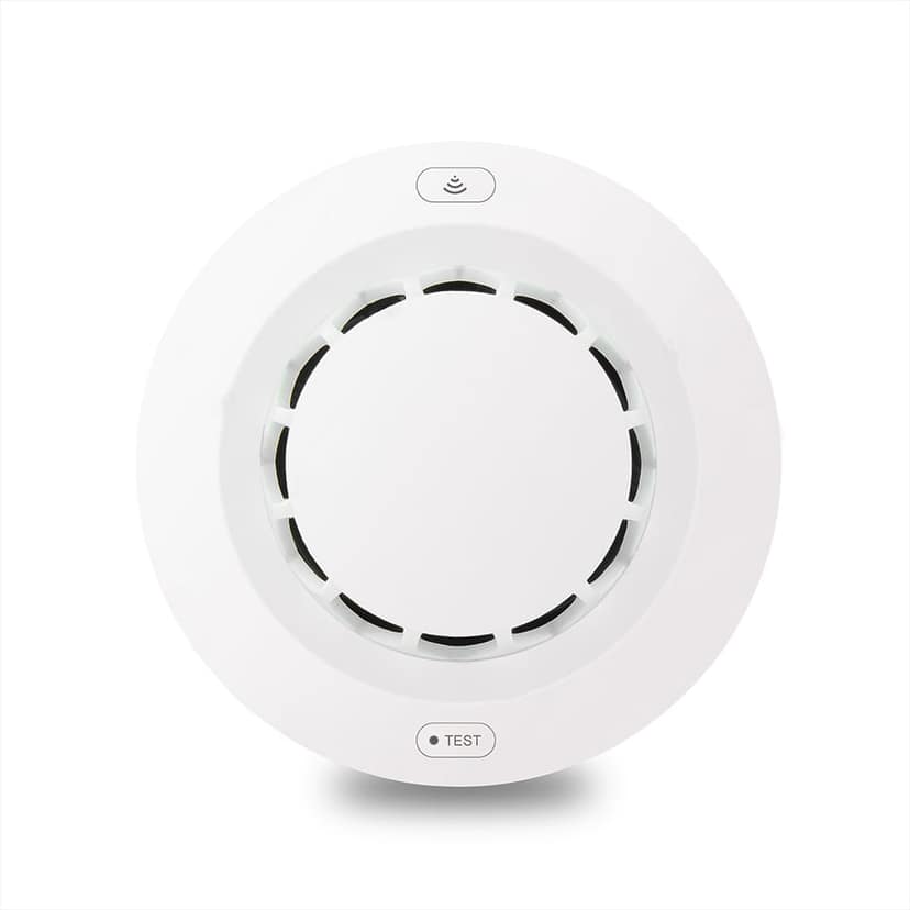 AUSHA Smart Wi-Fi Smoke Detector | Photoelectric Sensor, 90dB Alarm, App Alerts view 2
