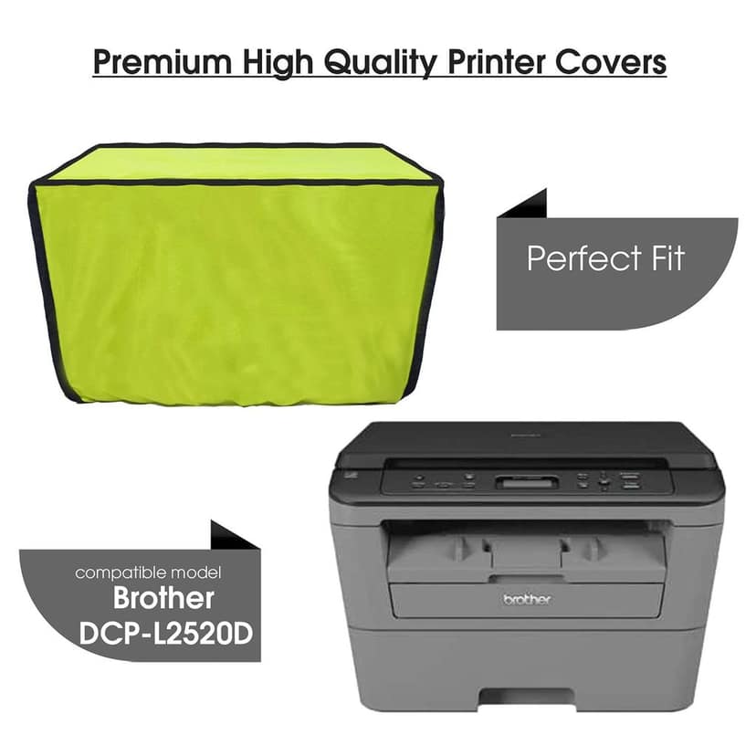 Palap Super Premium Dust Proof Printer Cover for Brother DCP-L2520D(Green- 45.9 x 44.85 x 31.7 CMs) view 2