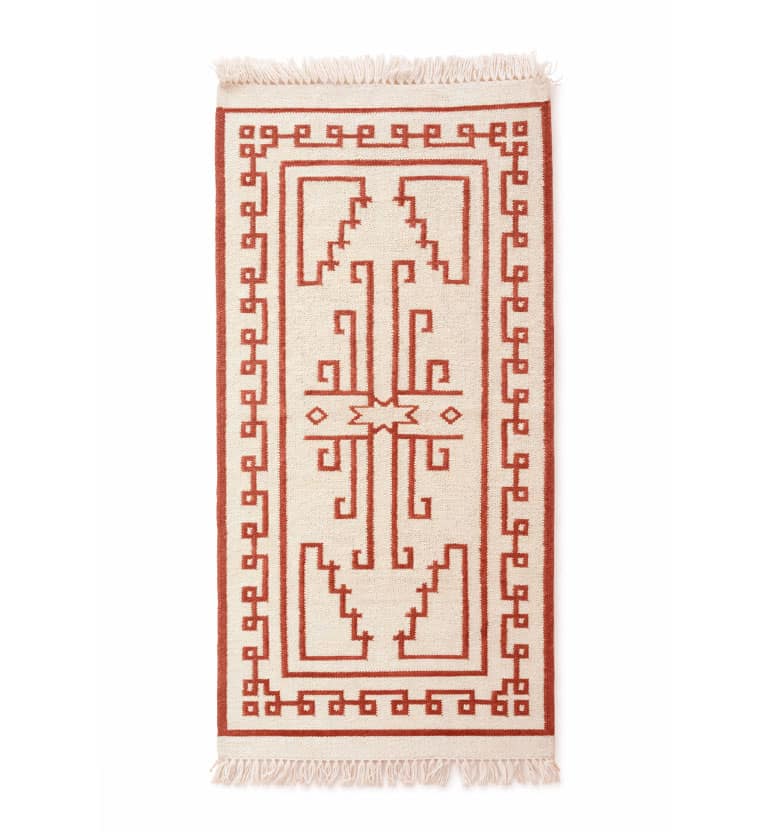 Handloom Punja Durrie Floor Carpet view 2
