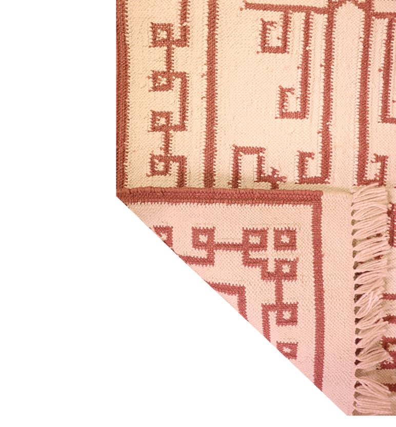 Handloom Punja Durrie Floor Carpet view 3
