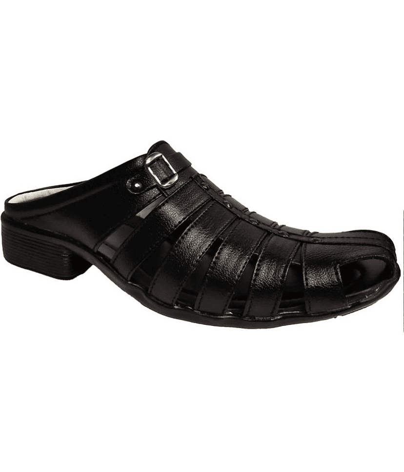 RAGE GAZE - Black Men's Sandals view 2