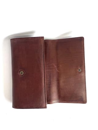 Women's Hand Made Brown Clutch