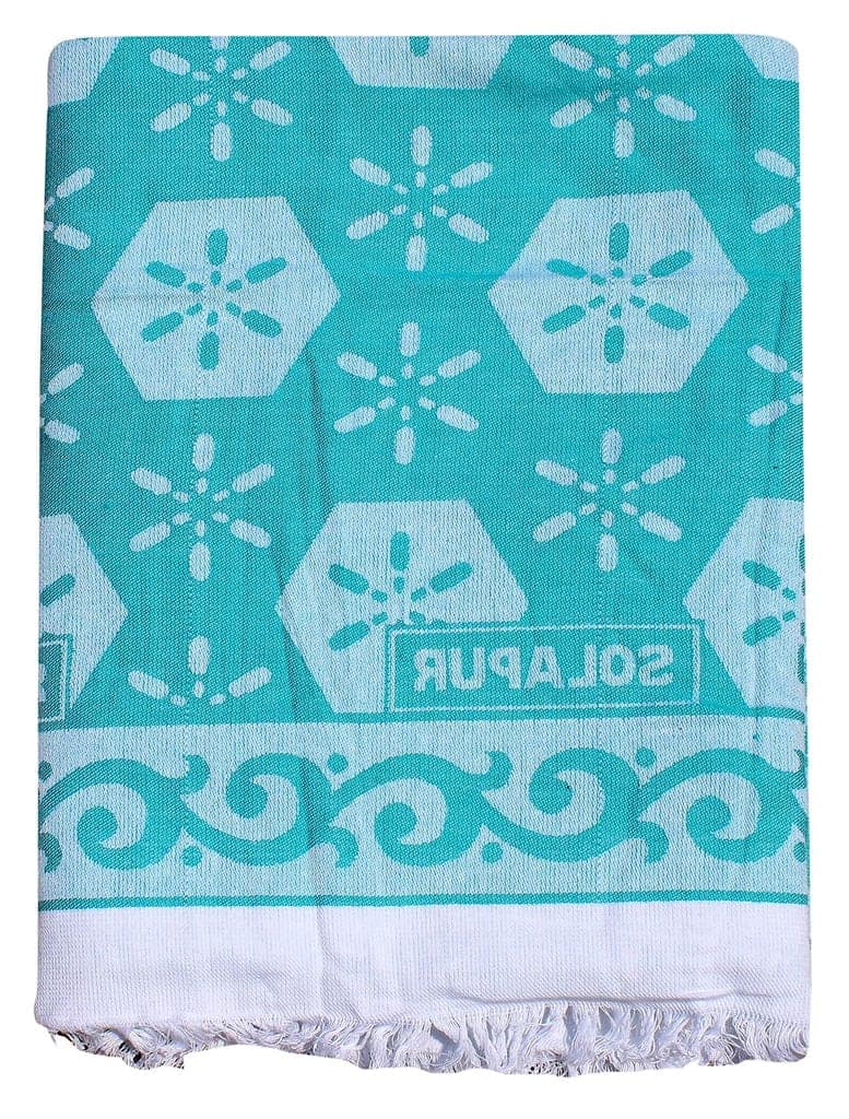 Mandhania Super Soft Premium Light Weight Solapur Single Bed Cotton Chaddar Pack of 2 (201), Multicolor 1 view 3