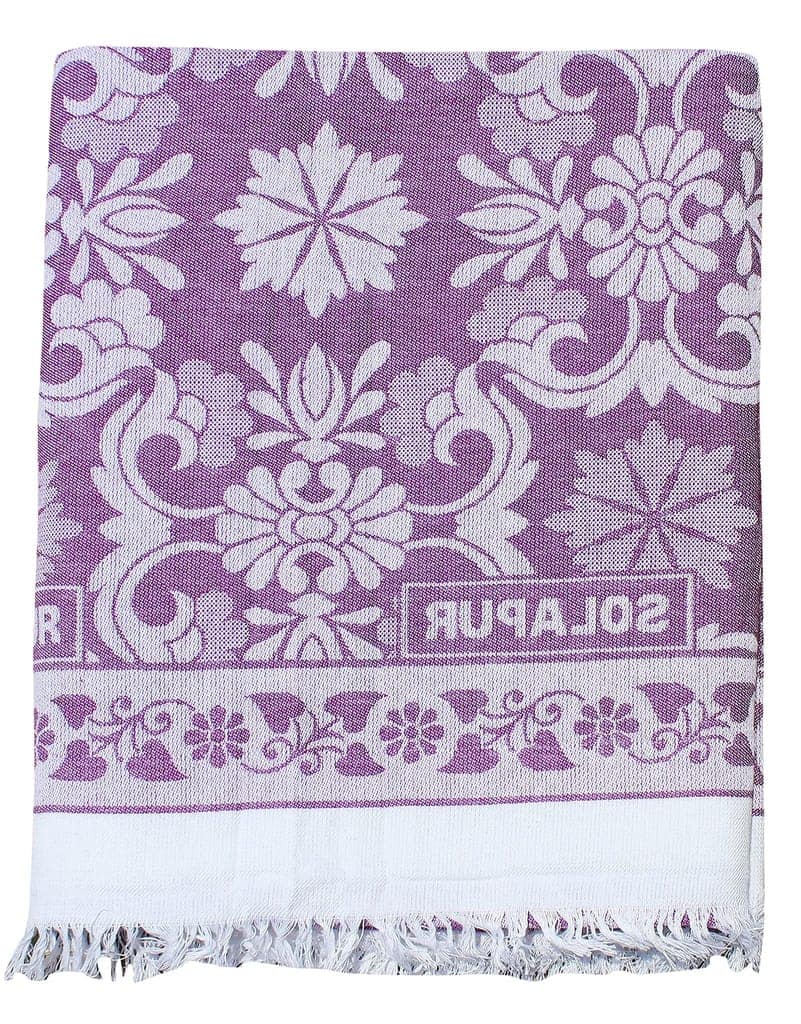 Mandhania Super Soft Premium Light Weight Solapur Single Bed Cotton Chaddar Pack of 2 (201), Multicolor 1 view 4