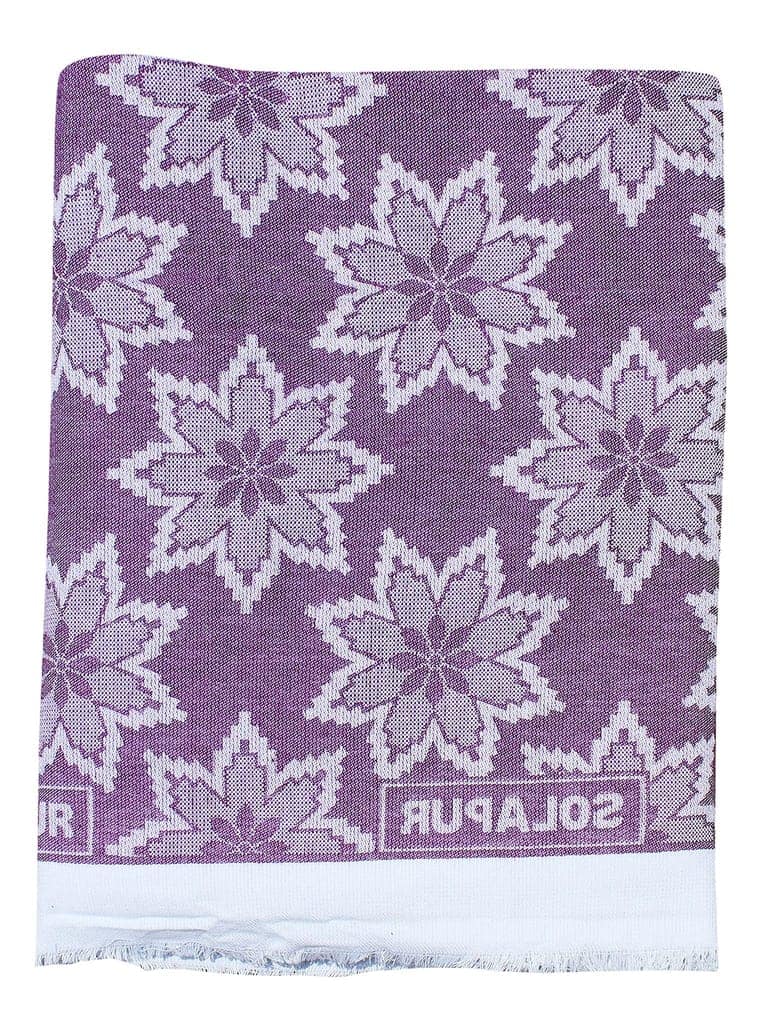 Mandhania Super Soft Premium Light Weight Solapur Single Bed Cotton Chaddar Pack of 2 (201), Multicolor 1 view 5
